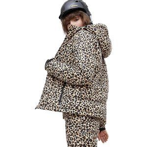 Protest Revet Cheetah Print Ski Jacket
